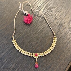 Bollywood style Indian necklace.